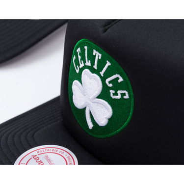 Kapa Mitchell & Ness Mitchell & Ness Hidden Trucker Hat Boston Celtics Črna | HT11408-BCEBLCK, 5