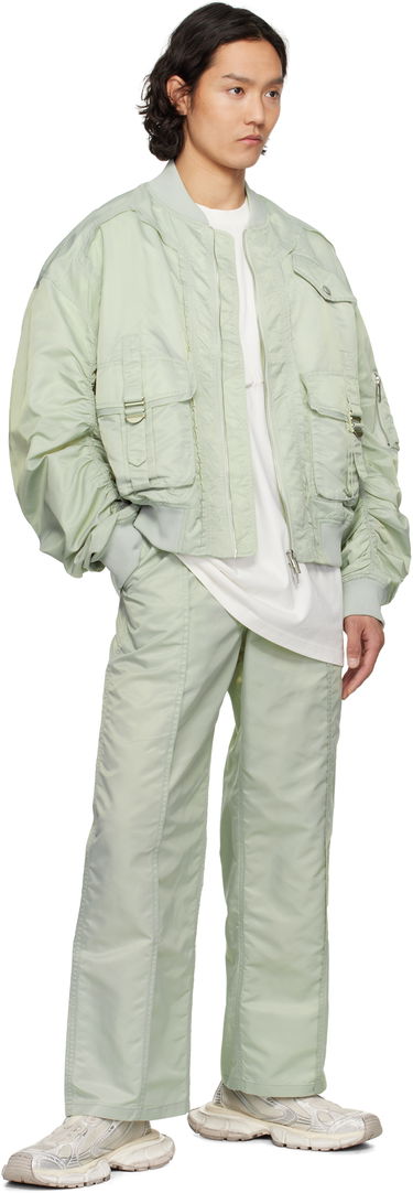 Hlače Feng Chen Wang Feng Chen Wang Nylon Trousers Zelena | FUS19TR31, 3