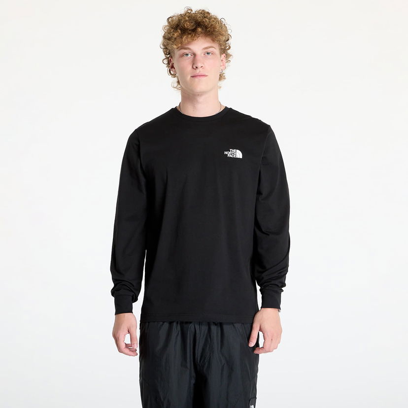 Majica The North Face Long Sleeve Box Tee Tnf Black Črna | NF0A87NNJK31