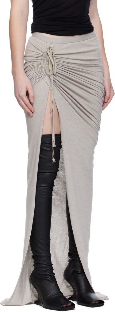 Krila Rick Owens Rick Owens Concordians Edfu Maxi Skirt Črna | RP02E4359 JR, 4