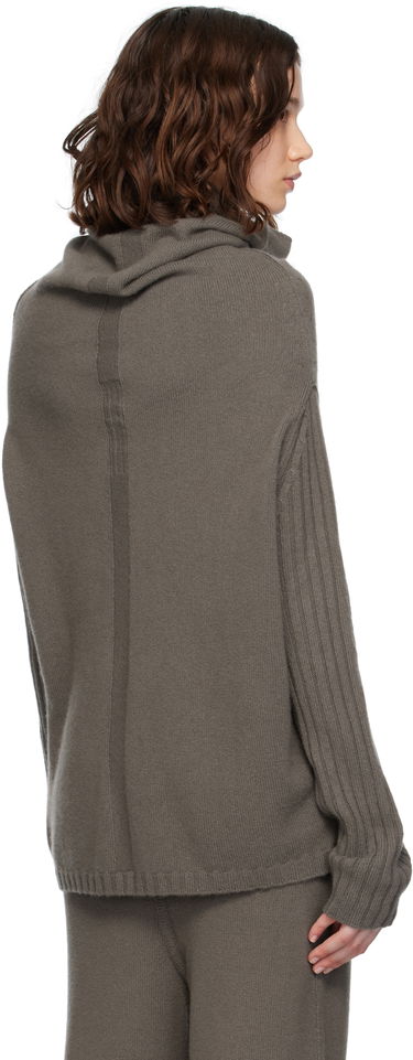 Pleteni pulover Rick Owens Rick Owens Concordians Rasato Cashmere Knit Turtleneck Siva | RP02E4674 KLWS, 2