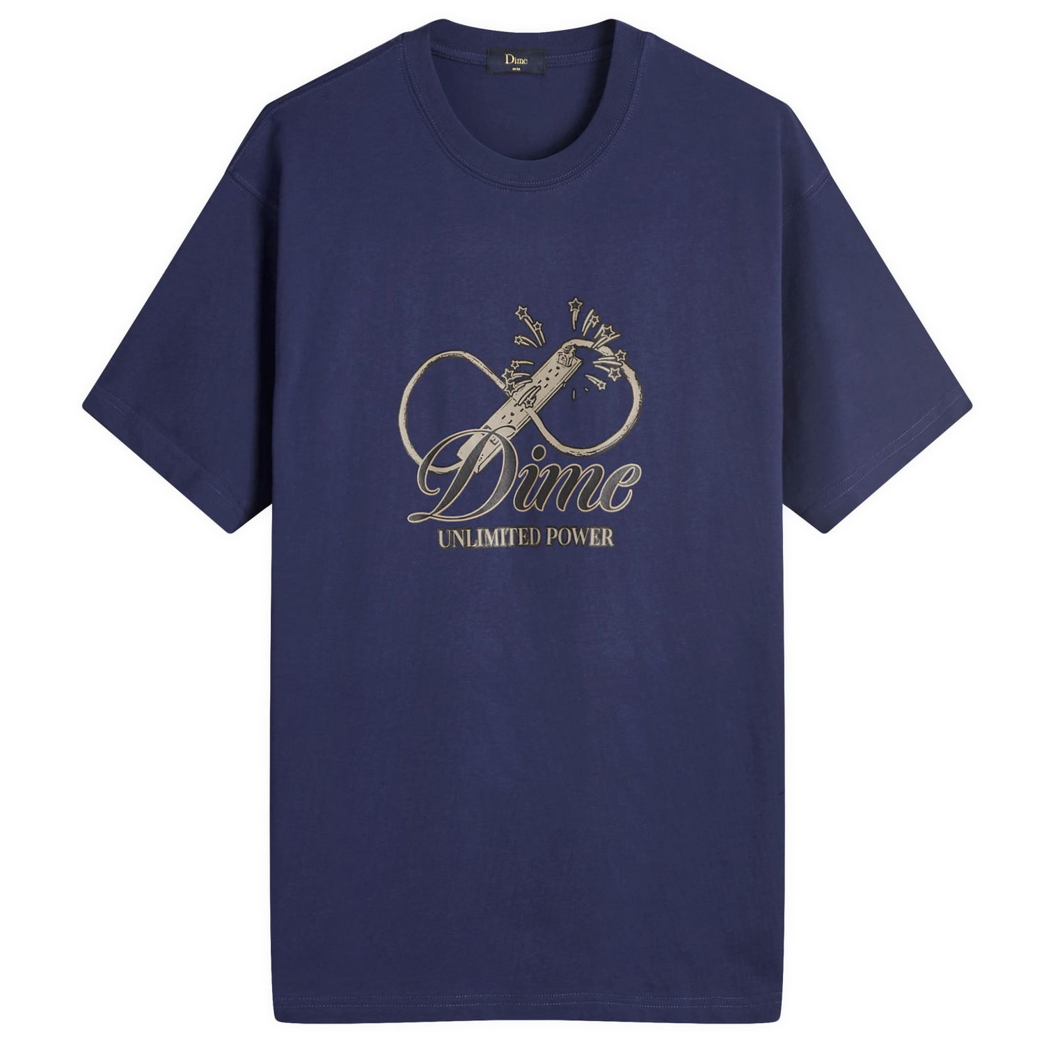 Majica Dime Cursive Power T-Shirt Mornarica | DIMEFA2436NVY, 0