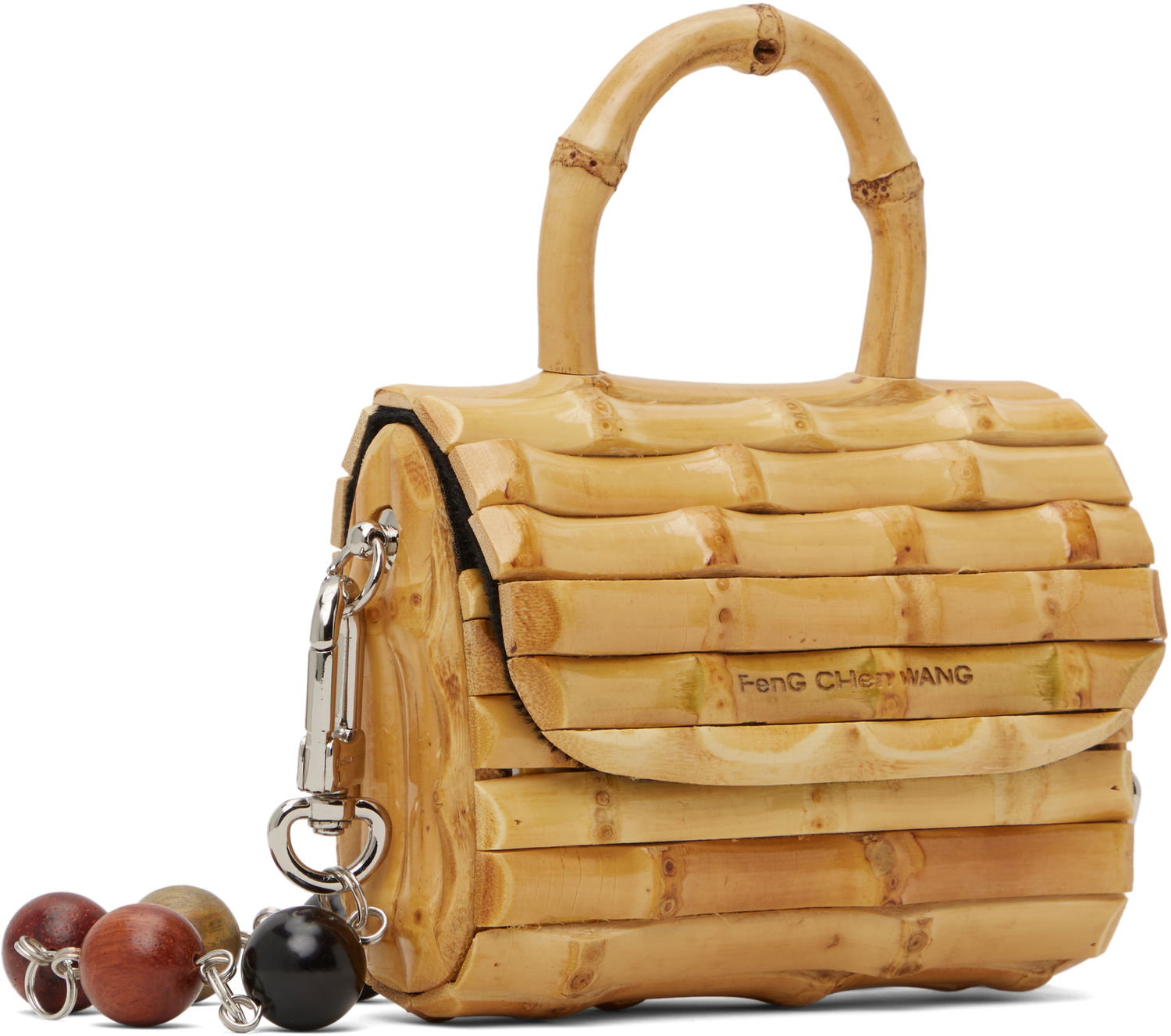 Torbica Feng Chen Wang Feng Chen Wang Raw Bamboo Roots Mini Bag Bež | FUS17AC49R, 1