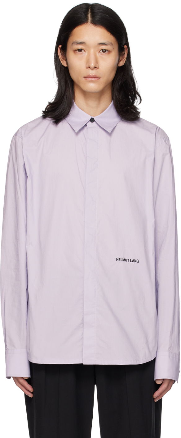 Srajce Helmut Lang Classic Shirt Lila | N04HM507
