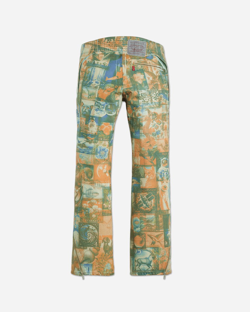 Kavbojke KIKO KOSTADINOV Levi's Carina Flared Jeans, Postal Stamp Print Večbarvna | 003IP0000  1