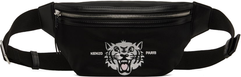 Torbice za okoli pasu KENZO Kenzo 'Kenzo Varsity' Belt Bag Črna | FF55SA607F26