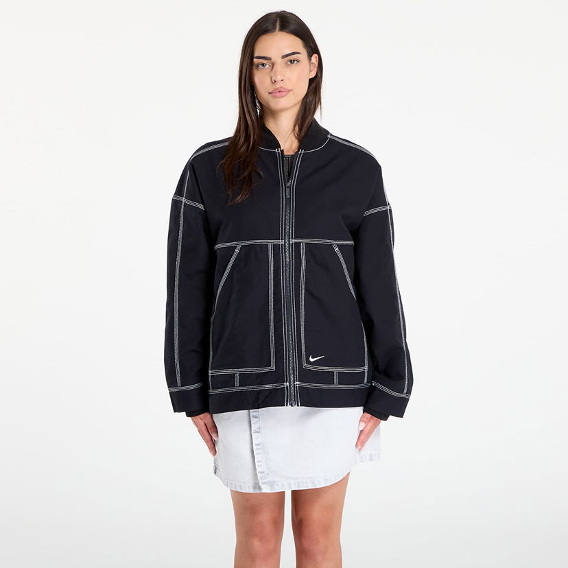 Jakna Nike Sportswear Oversized Graphic Cargo Jacket Črna | IB2037-010