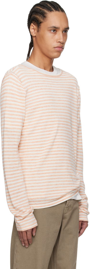 Pleteni pulover The Row The Row Striped Lillard Sweater Rjava | 885-Y889, 4