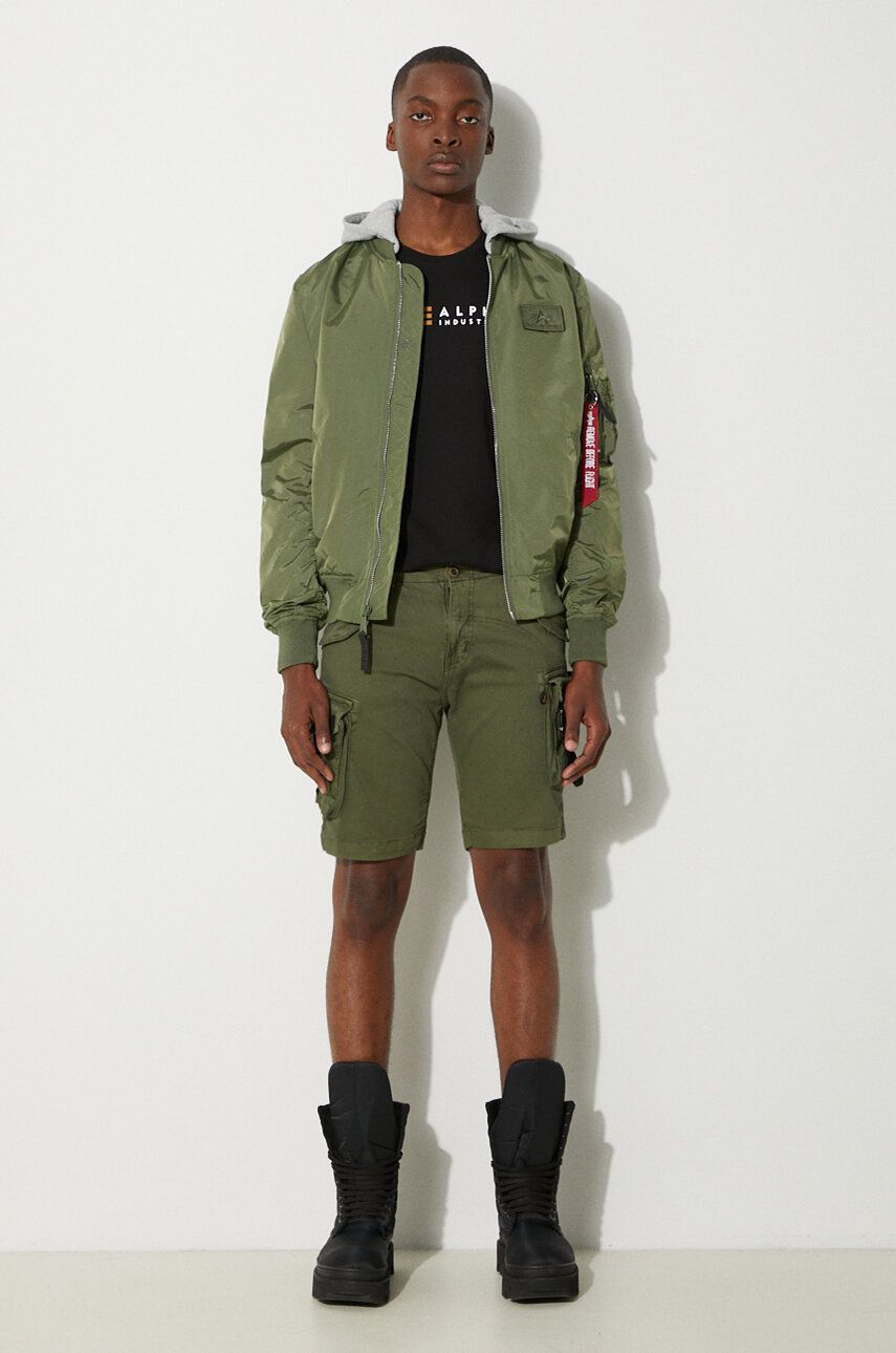 Majica Alpha Industries Alpha Label T Črna | 118502.03, 1