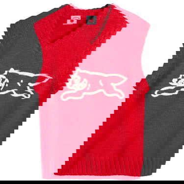 Telovnik BBC IceCream Running Dog Knit Vest, Size Large Rdeča | IC25331-RED, 0