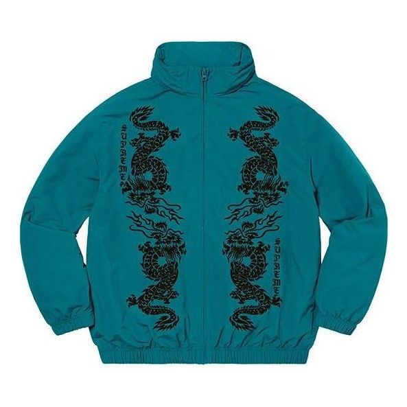 Vetrovka Supreme Dragon Track Jacket Modra | SUP-SS21-760