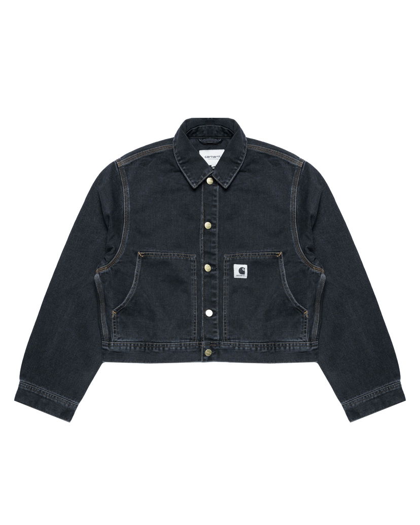 Jakna Carhartt WIP Arca Cropped Denim Jacket Mornarica | I034874-8906