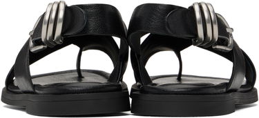 Oblačila rag & bone rag & bone Gia Leather Crossover Sandals Črna | WFF25SF1004LE04, 1