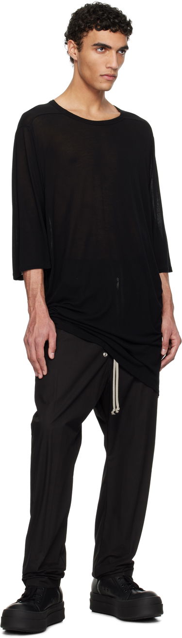 Majica Rick Owens Rick Owens Hollywood Jumbo Short Sleeve T-Shirt Črna | RU01E5274 JS, 3