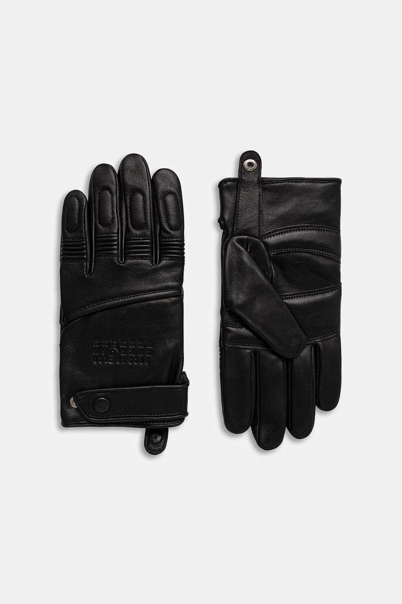 Rokavice Maison Margiela MM6 Maison Margiela x Agnelle Leather Gloves Črna | SH2TS0003.M07014.900