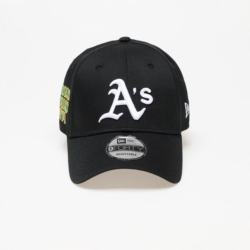 Kapa New Era Oakland Athletics World Series Patch 9FORTY Adjustable Cap Črna | 60422519