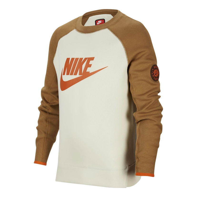 Pleteni pulover Nike Sportswear Outdoor Fleece Sweatshirt Bež | FV3999-020