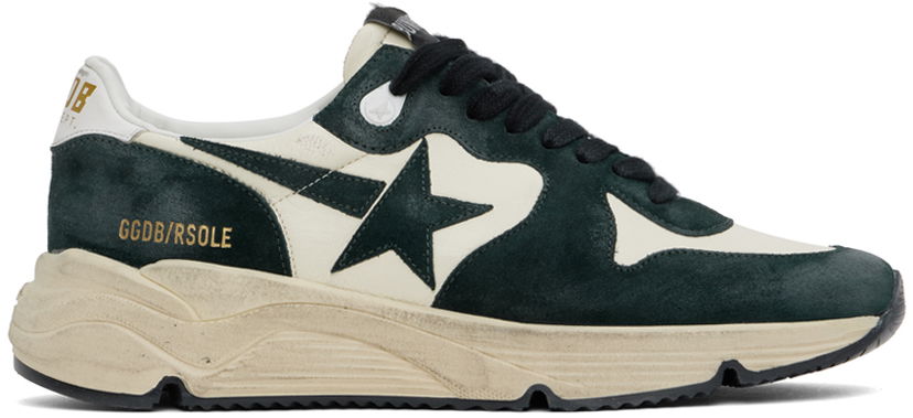 Superge in čevlji Golden Goose Golden Goose Running Sole Zelena | GMF00126.F006180.35859