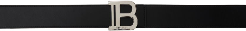 Pasovi Balmain Balmain Smooth Leather B Belt Črna | EM1WJ000LVTL