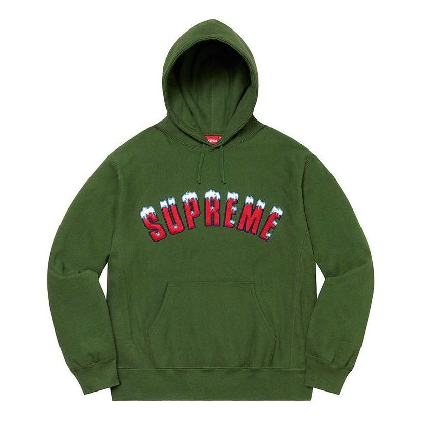 Pulover Supreme Icy Arc Hoodie Zelena | SUP-FW20-004