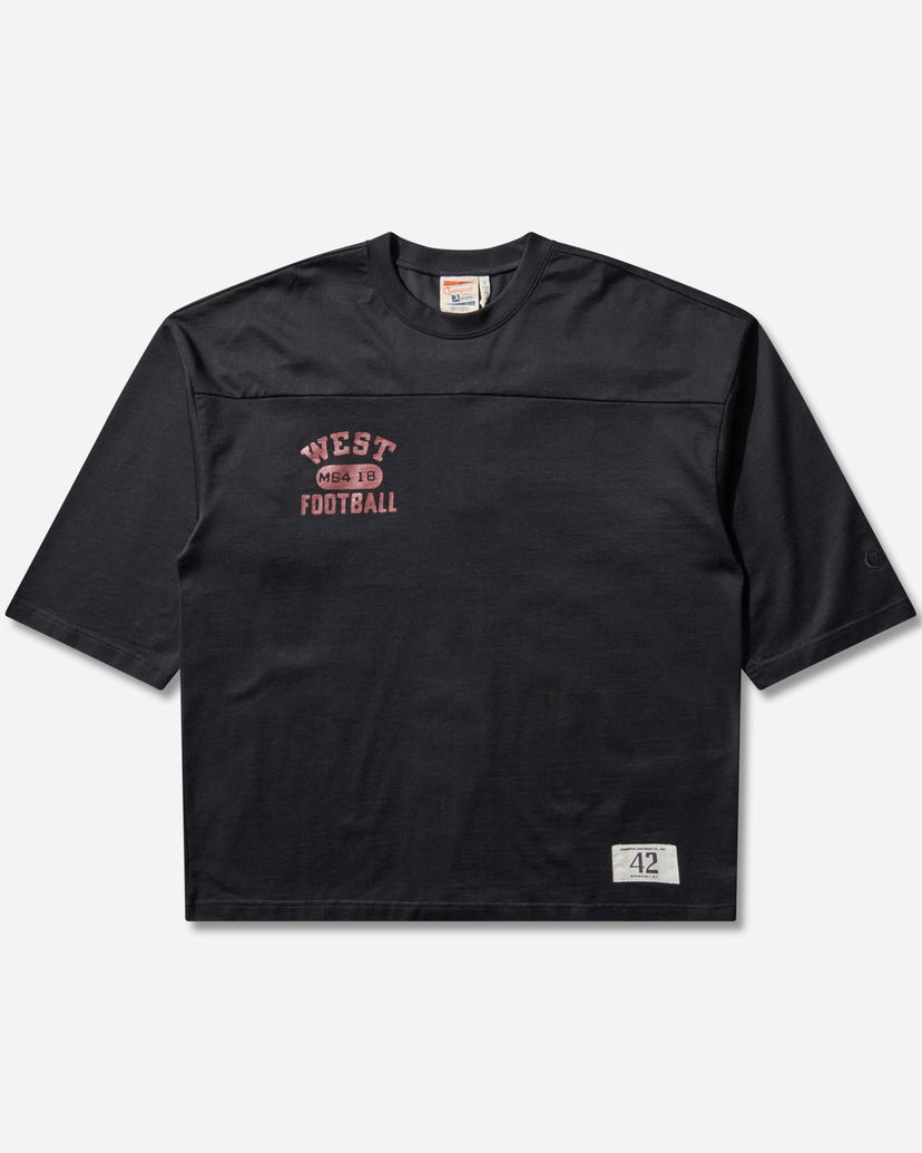 Majica Champion Index and Archives Lighthouse West Football Short Sleeve T-Shirt Number 42 Črna | 221860 KK001