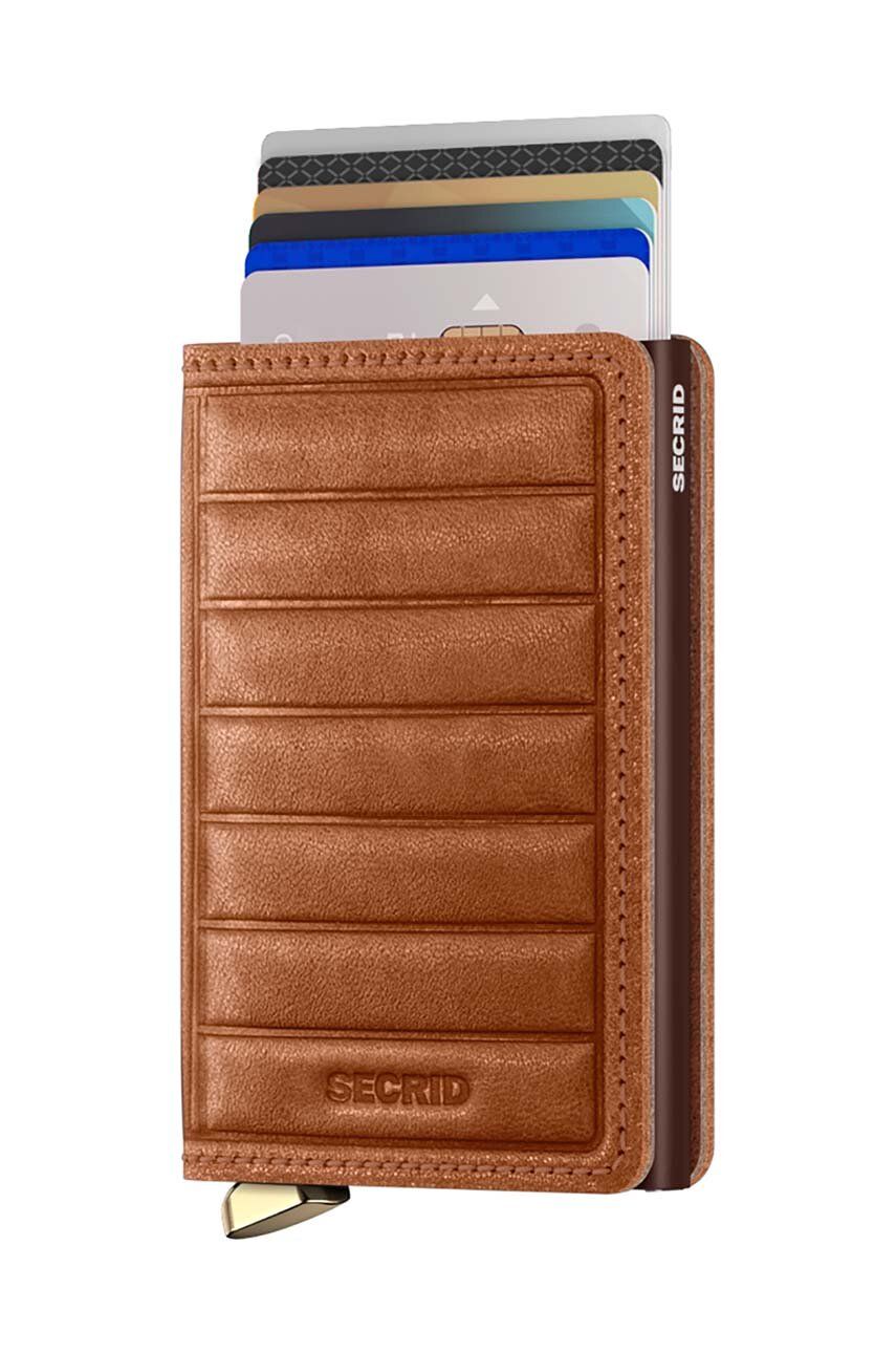 Denarnica Secrid Leather Wallet Rjava | SEl.Cognac, 1