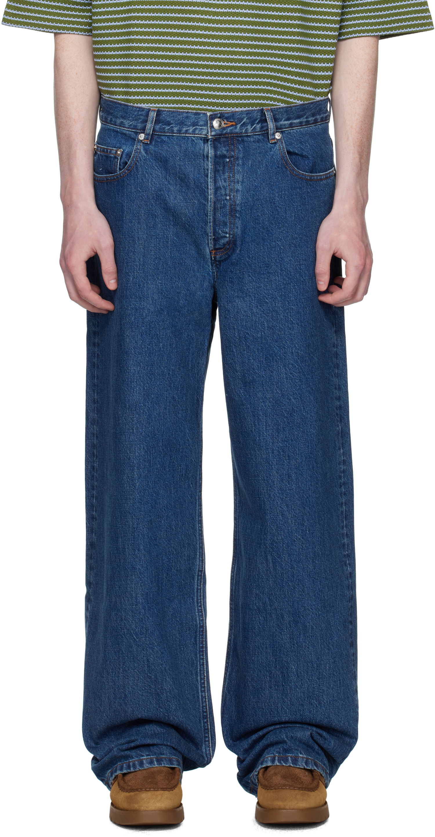 Kavbojke A.P.C. A.P.C. Aaron Jeans Modra | COHJK-H09182, 0