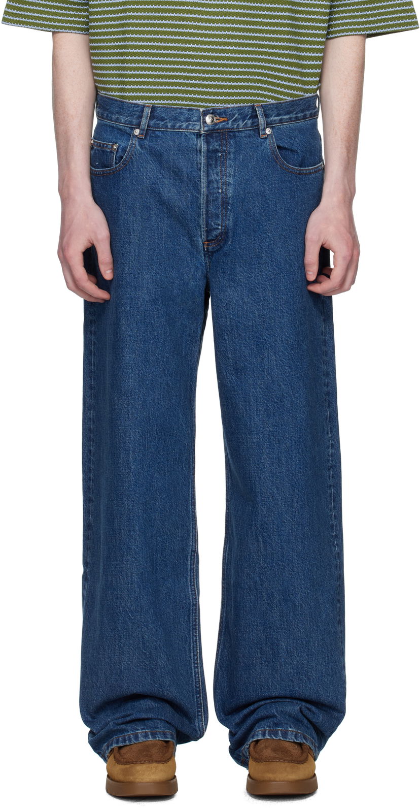 Kavbojke A.P.C. A.P.C. Aaron Jeans Modra | COHJK-H09182