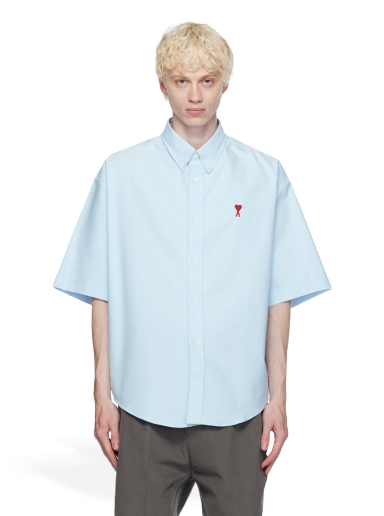 Srajce AMI Shirt Modra | HSH230.CO0031
