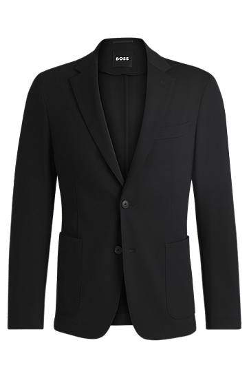 Jakna BOSS Slim-Fit Stretch Jacket Črna | 50535083