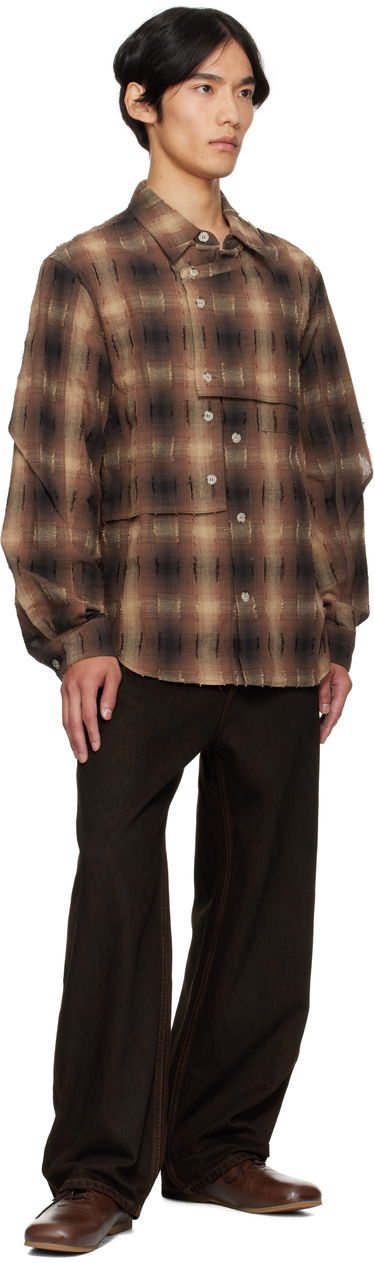 Srajce Andersson Bell Andersson Bell Check Layered Shirt Rjava | atb1337m, 3