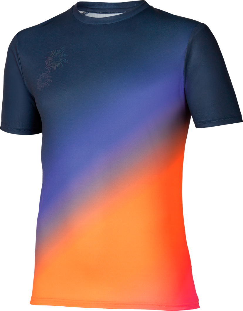 Majica Mizuno Mizuno Hanabi T-Shirt Večbarvna | j2gac550-97