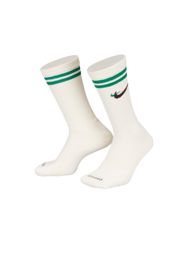 Nogavice Nike Everyday Plus Cushioned Crew Socks Bela | DQ9165-133