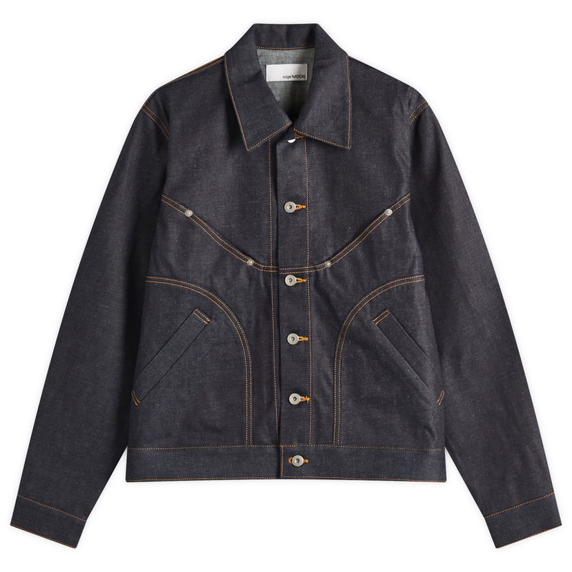 Jakna sage NATION Sage Nation Jiji Denim Jacket Modra | S084-RWD