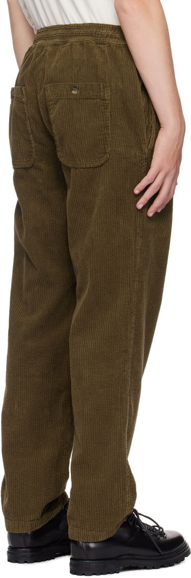 Hlače ISABEL MARANT Isabel Marant Nirlen Corduroy Trousers Zelena | PA0468HA-B4G03H, 2