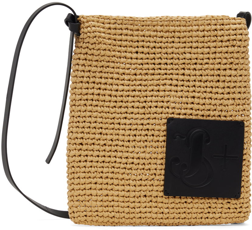 Torba za čez ramo Jil Sander Crochet Crossbody Bag Bež | J49WG0011_P6657
