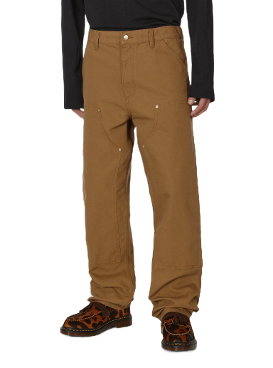 Hlače in kavbojke Carhartt WIP Double Knee Pants Rjava | I031501 HZ02