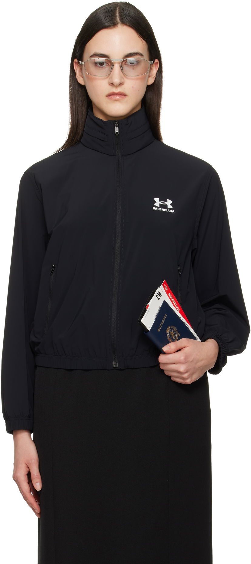 Vetrovka Balenciaga Under Armour Edition Winbreaker Jacket Črna | 814126 TQO35
