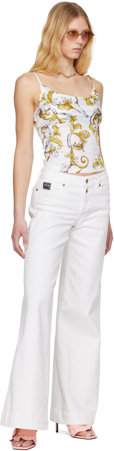 Nega čevljev Versace Versace Jeans Couture Baroque Buckle Emily Mules Roza | E78VA3S70_E71570, 4