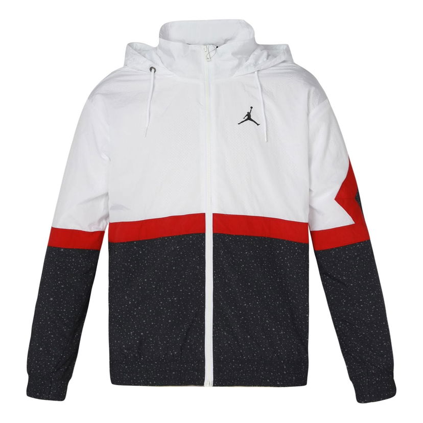 Vetrovka Jordan Jordan Air Basketball Windproof Hooded Jacket Bela | CZ2495-101