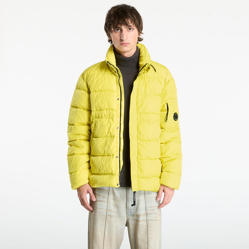 Puhovka C.P. Company Chrome-R Down Jacket Green Sheen Yellow Rumena | 19CMOW012A005904G-210