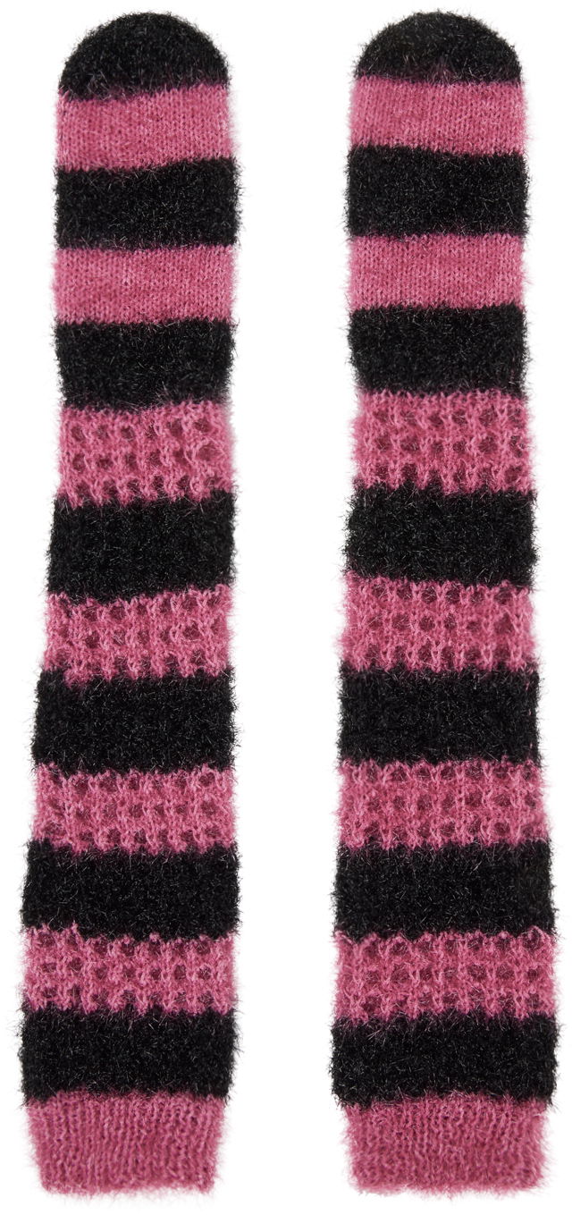 Nogavice Chopova Lowena Chopova Lowena Striped Knit Arm Warmers Večbarvna | 6254