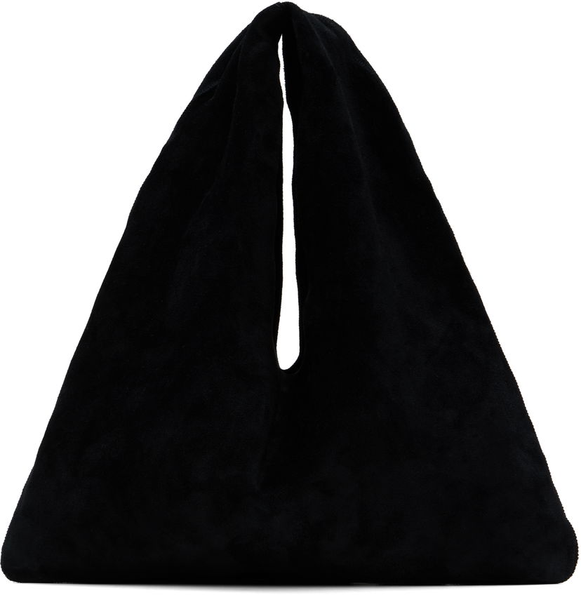 Torbica The Row The Row Small Bindle Suede Tote Črna | W1682-L613