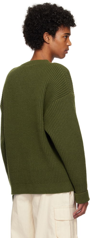 Pleteni pulover WTAPS WTAPS Deck Knit Sweater Zelena | 242MADT-KNM06, 2
