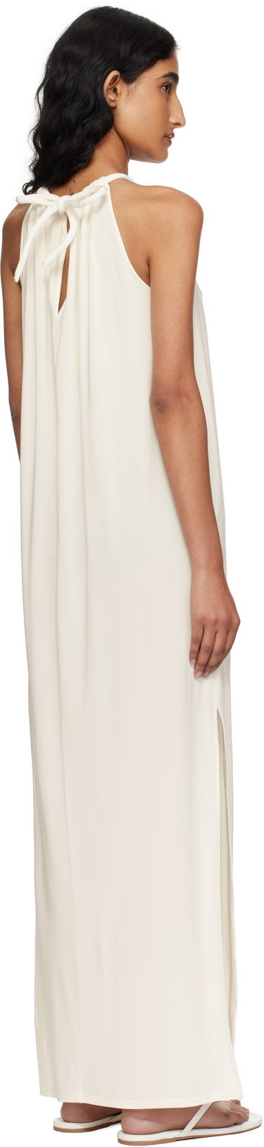 Obleke Max Mara Max Mara Diego Midi Dress Bela | 2516621029600, 2