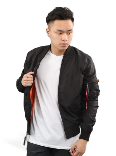 Vetrovka Alpha Industries MA - 1 TT Črna | 191103 03