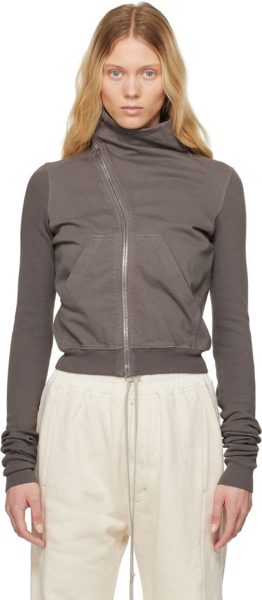 Pulover Rick Owens Rick Owens DRKSHDW Hollywood Mountain Sweatshirt Siva | DS01E3239 RIG, 0