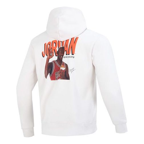 Pulover Jordan Flight MVP OK Hoodie Bela | DV7593-030