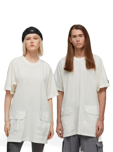 Majica Y-3 Crepe Jersey Pocket Tee Bela | HZ8863