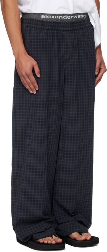 Hlače Alexander Wang Alexander Wang Relaxed Trousers Modra | 6WC3254885, 1